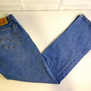 Vintage Levi's 525 Jeans 12M Nouveau Low Rise Boot Cut M Wash Stretch Women's